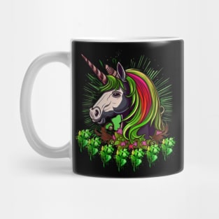 Cute and Funny St Patrick’s Day Unicorn Design Mug